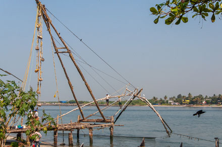 Chinesisches Fischernetz Kochi - Tauchgang 2