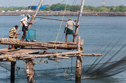 Chinesisches Fischernetz Kochi